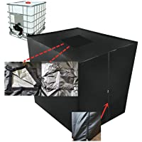 Hifuture Lona protectora para depósito IBC de 1000 l de lluvia y agua- con apertura superior- cremallera impermeable…